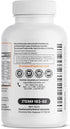 Bronson Vitamin B 100 Complex, High Potency Sustained Release, 60 Tablets (Vitamin B1, B2, B3, B6, B9, B12)