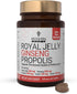 Bee and You Royal Jelly with Ginseng - 60ct, 100% Natural Superfood, Immune Support Supplement, Gluten-Free