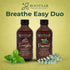 Set 4 oz Eucalyptus & Peppermint Essential Oils for Diffuser, Aromatherapy, Breathe & Refresh, Massage & DIY, Room