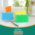 LAUNDRYLUX 4 Pack Scrub Sponge, Dual-Sided Temperature-Responsive Scrubber - Non-Scratch - Multipurpose Dish Sponges