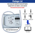 Extra Large Cuff Compatible with Omron 9”-21” Inches, XL Blood Pressure Replacement Cuff, Grey