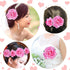 Rose Hair Clip Flower Hairpin, 4 Pcs Fabric Rose Brooch Floral Clips for Women Girls Wedding Party Mother's Day (2