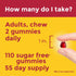 Nature Made Zero Sugar Energy Vitamin B12 Gummies, 1000 mcg, 110 Count - Energy Metabolism Support