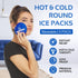 Reusable Round Hot and Cold Gel Ice Packs for Injuries | Cold Compress, Ice Pack, Gel Ice Packs, Cold Pack, Gel ice Pack, Cold Packs for Injuries | 5 Pack