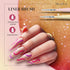 MelodySusie Nail Art Brushes Set, 6pcs Design Pen Painting Tools with Extension Gel Brush, Polish Brush for DIY