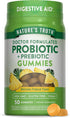 Nature's Truth Probiotic Gummies for Adults, 50 Count, Vegan, Non-GMO & Gluten Free Digestive Health Supplement