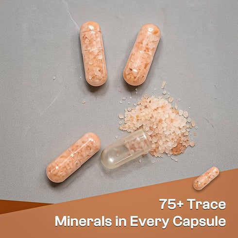 Healthy Life Herbs 540 (850 Pink Himalayan Salt Capsules Caps mg) Keto Diet Electrolyte