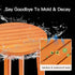 16 Inch Round Bamboo Waterproof Shower Bathroom Stool Chair, Duty Wooden Bath Corner Shaving Legs Bench Seat (Honey