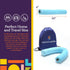 Special Supplies Sensory Vibrating Neck Pillow for Kids and Adults Plush Velvet Soft Cover with Textured Therapy