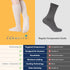 Summer 18-25mmHg Wellow Aerolite+ Knee High Compression Socks for Women & Men Circulation Support & Swelling Relief