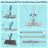 Broom and Mop Set, 3-in-1 Detachable Combo for House Cleaning, Collapsible Broom and Mop with Extension Pole