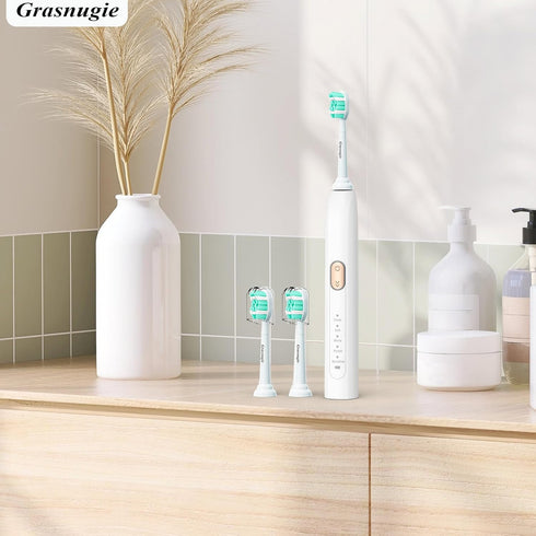 Replacement Toothbrush Heads for Philips Sonicare - Medium Softness Bristles, 10 Brush Heads Refill, White