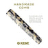 Kent 6T TW Fine Tooth Comb and Wide Tooth Hair Comb | Handmade Styling Comb for Hair Care, Barber Combs, Beard Combs