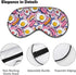 Sleep Mask,Fried Eggs Bacon Sausage Eye Masks with Adjustable Strap for Sleeping,Block Light Eye Sleep Shade Cover