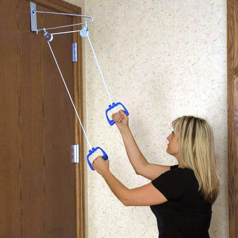 Set DMI Exercise Pulley for Physical Therapy helps Increase Mobility, White