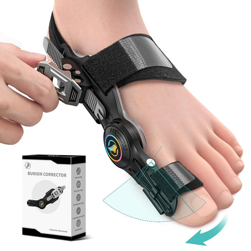 Upgraded Bunion Corrector for Women and Men, Adjustable Non-Slip Big Toe Straightener for Pain Relief
