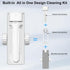 haino Glasses Cleaner, Travel Eyeglass Cleaner, Multifunctional Glasses Cleaning Kit with Microfiber Cleaning Cloth