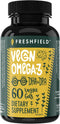 Freshfield Vegan Omega 3 DHA: Algae Oil, Plant Based Omega for Heart, Brain, Joint Health, No Heavy Metals