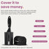 Lint Roller Cover - Up to 2.7" Diameter Roller for Scotch Brite, Evercare - 2 Pack, Black Dog Covers