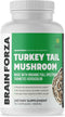 Brain Forza Organic Turkey Tail Mushroom Capsules, 90 Capsules, Immune Support