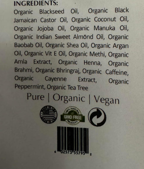 Maximum Slim Noa's Choice ORGANIC Ayurvedic Hair Growth Formula for Fuller, Longer, Thicker Hair, 2.1 oz