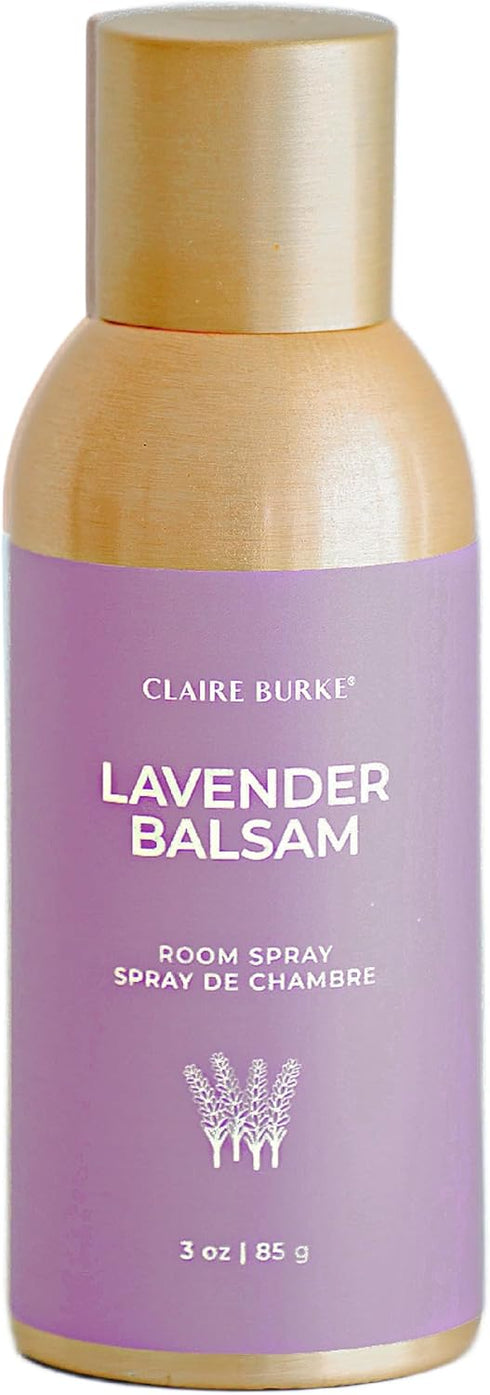 Claire Burke Lavender Balsam Room Spray, Air Freshener for Home and Bathroom, 3 oz