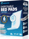 Premium Disposable Chucks Pads for Adult (30"x36", 30 Count), 6-Layer Bed Protector Pads, Incontinence Underpads,