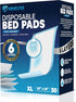 Premium Disposable Chucks Pads for Adult (30"x36", 30 Count), 6-Layer Bed Protector Pads, Incontinence Underpads,