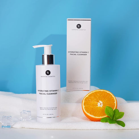Vitamin C Face Wash Cleanser, Ultimate Water-Based Cleanser for Women, Anti-Aging, 6.7 Fl Oz (200ml)