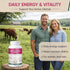 MORNING RISE 90 Count Regeneratively Raised Beef Organs Capsules, Grass Fed & Pasture Raised, Gluten-Free, Non-GMO