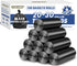 20-30 Gallon Trash Bags, Black, 100 Count, 1.28 Mil Thick, 30" x 35", Unscented for Kitchen Home Yard Commercial