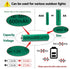 Ni-MH Rechargeable AAA Batteries 600mAh 1.2V Pre-Charged for Solar Garden Landscaping Outdoor Solar Lights (12 Pack)