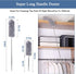 Microfiber Feather Duster, Extendable Cobweb Duster with 100 inches Pole, Washable & Lightweight for Cleaning