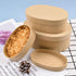 WANDIC Paper Mache Box, Set of 3 Oval Paper Mache Containers with Lids for Painting, Crafting & Storage Accessories