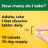 Nature Made Extra Strength Vitamin D3 5000 IU - 70 Sugar Free Fast Dissolve Tablets for Immune Health