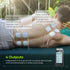 AUVON 4 Outputs TENS Unit EMS Muscle Stimulator Machine for Pain Relief Therapy with 24 Modes
