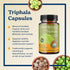 Herb Pharm Certified Organic Fairwild Triphala Capsules - Vegan for Healthy Digestive Support, 60 Count.