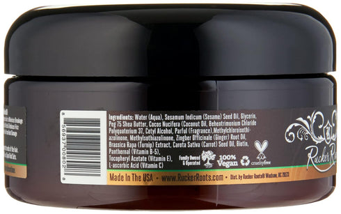 Rucker Roots GTC Curly Cream, Moisturizes Strands, Improves Curl Pattern, Defines Curls for All Curl Types
