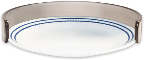 Rehabilitation Advantage Snap-on Food Guard - Smoked for 8.5 – 9.5 Inch Plates