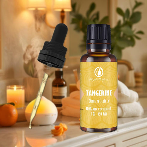 Rythparfum Premium Tangerine Essential Oil 30ML - 100% Pure for Diffuser, Aromatherapy, Skin Care, Candle Making