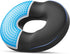 JKNJKN Recommended Donut Pillow Seat Cushion - Memory Foam Cooling Gel Lifting Cushion for Office & Home Chair, Doctor