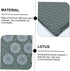 Set NOLITOY Shiatsu Acupoint Massage Mat and Pillow with Carrying Bag, Practical Relaxation Yoga Mat for Full Body