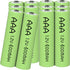12 Packs 1.2V AAA 400mAh Ni-MH Rechargeable Batteries for Garden Solar Lights