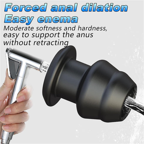Large Hollow Silicone Butt Plug - Versatile Anal Dilator for Couples