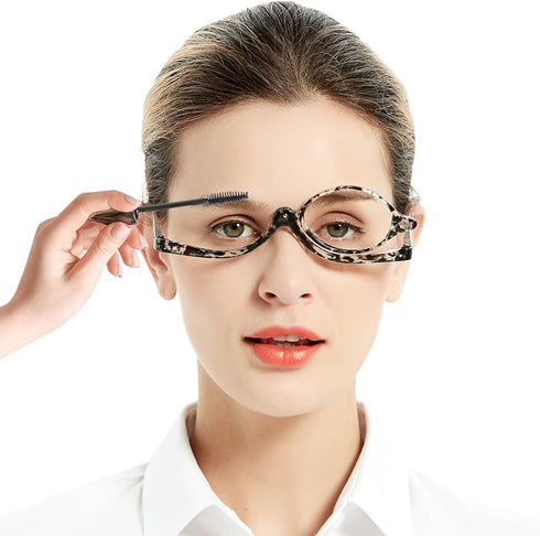OCCI CHIARI Reading Glasses, Eye Make Up Rotatable Cosmetic Eyeglasses for Women