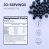 Wild Bilberry Extract for Eyes, USDA Organic 3.4oz Liquid Supplement with High Bioavailability