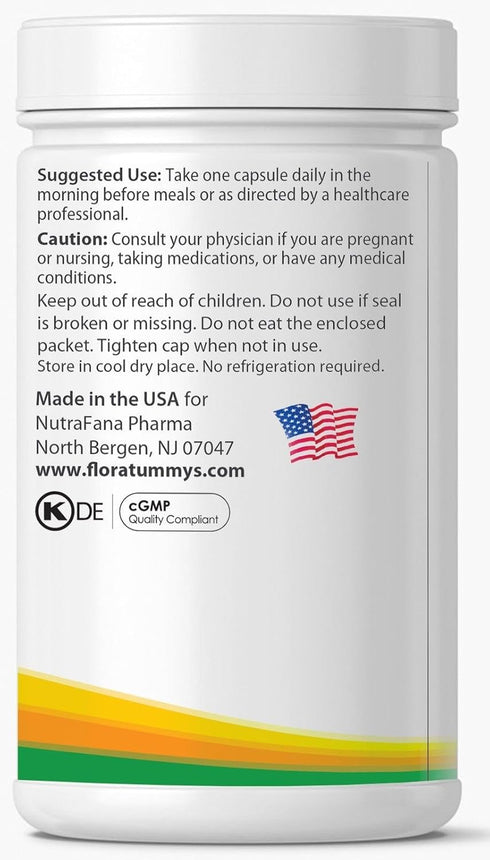 Best Probiotic for Women, Men, and Kids. 12 Billion CFU, 4 Strains, Non-GMO, Kosher, Gluten Free, Made in USA.