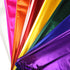 16 Pcs 28 x 40 Inch Cellophane Sheets, Colored Transparent Gift Wrap with 240 Pcs Metallic Twist Ties for Crafts