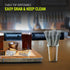 3X Heavy Duty Plastic Knives Individually Wrapped, 100 Pack Black Disposable Plastic Knives Bulk, Perfect for Catering