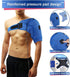 LoKori Frozen 3 Settings,Compression Heated Shoulder Wrap Brace, Shoulder Heating Pads Massager for Men Women Shoulder